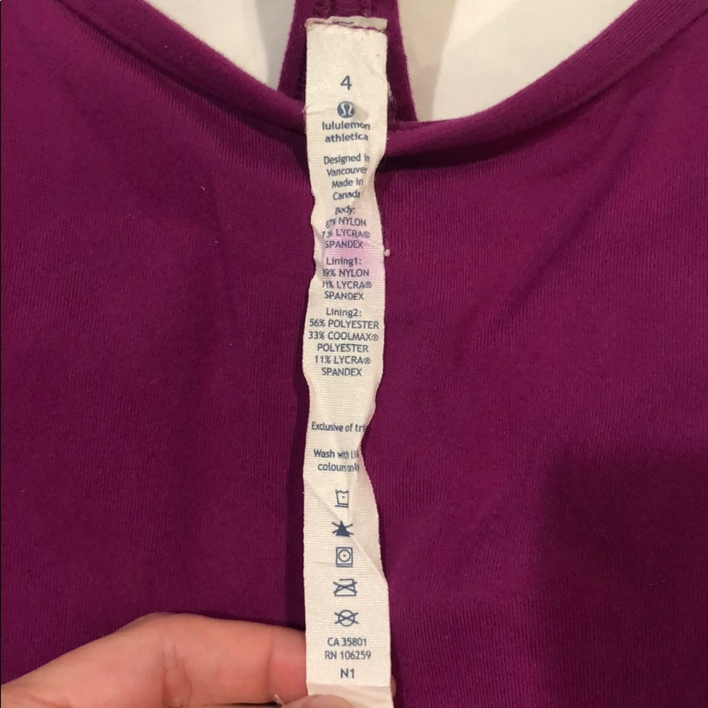 Lululemon Tank - Picture 2 of 4
